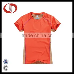 100% Polyester Women Dry Fit Running Shirts thumbnail-1