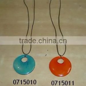 Resin Pendant Necklace thumbnail-1