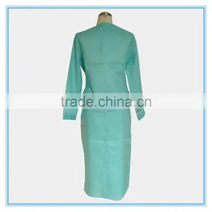 Autumn New Design Formal Long Sleeve Embroidery Blouse And Skirt Women Church Suits thumbnail-2