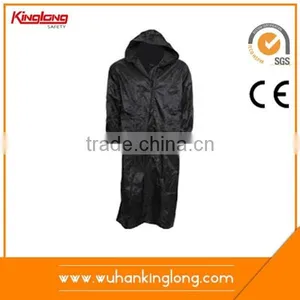Top Quality Plastic Long Sleeves Hooded Raincoat thumbnail-1