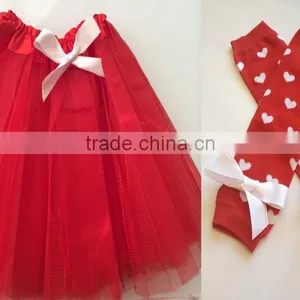 Baby Puffy TuTu Pettiskirt Set Baby Tulle Baby Girls Skirts Christmas Wear thumbnail-1