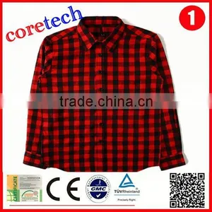 Wholesale Cotton Black and Red Check Shirt Factory thumbnail-1