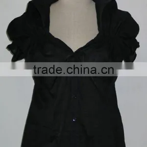 Rouched Cotton Shirt thumbnail-1