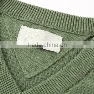Men's Plain Kintting Pattern Argyle Sweater Vest With Custom thumbnail-3