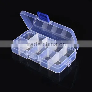 4 Size 10/15/24/36 Slot Clear Electronic Components Storage Organizer Assortment Box Plastic Case Convenience Store Small Items thumbnail-3