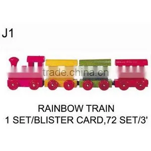 TOYS FOR KID (J1) RAINBOW TRAIN thumbnail-1