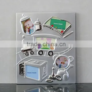 Good Quality Silver Metal 12 Months Baby Photo Frame thumbnail-1