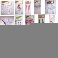 Sell Christmas Acrylic Ornament, Snow Flower and Ball Bell Ornament Icicle thumbnail-1
