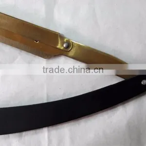 Shaving Razor With Gold Blade With Balck Handle thumbnail-1