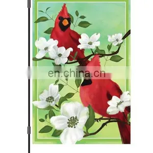 Colorful Flowers Polyester Garden Flag thumbnail-3