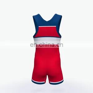 Custom Design Wrestling Singlet Cheap Wrestling Singlet thumbnail-3