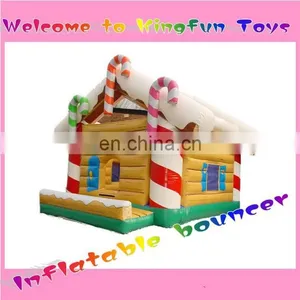 Christmas Inflatable Bounce House for Kids thumbnail-1