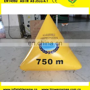0.6mm PVC Tarpaulin Air Tight OEM Water Advertising Inflatable Buoy thumbnail-1