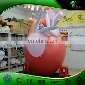 Vivid Giant Inflatable Human Heart , Advertising Inflatable Body Organs , Inflatable Hanging Balloon thumbnail-4