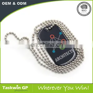 Low Wholesale Prices of Metal Military Ball Chain Retro Reflective Dog Tags thumbnail-1