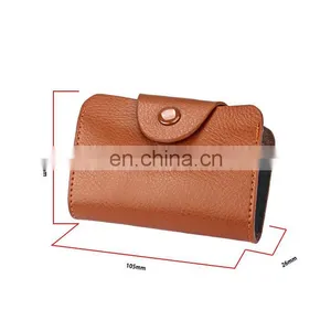 Genuine Leather Credit Card Bag Bank Card Bag Cash Bag thumbnail-5