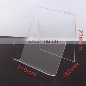 Acrylic T-shirt Holder L Frame Display Rack Dekstop Stand,Plexiglass Jersey Display Holder thumbnail-5