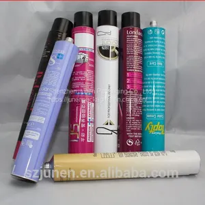 Flexible Aluminum Collapsible Hair Color Cream Packaging Tube thumbnail-1