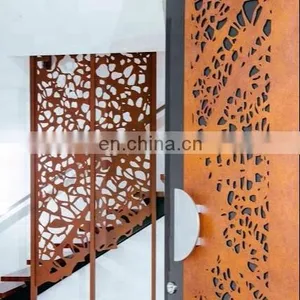 Indoor Corten Steel Screen Wall thumbnail-6