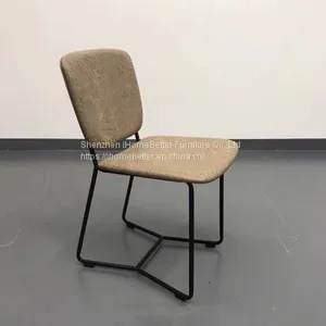 Modern Style Simple Backrest Chair Creative Chair Cafe Restaurant Chairs thumbnail-1
