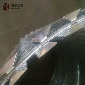 BTO&CBT Anti-rust Galvanized Concertina Razor Wire/Razor Barbed Wire/Razor Wire thumbnail-5