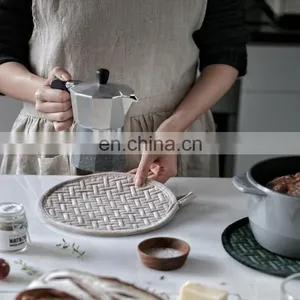 100% Polyester Kitchen Hot Pad Heat Resistant Coaster Potholder for Cooking Pot Holder thumbnail-7