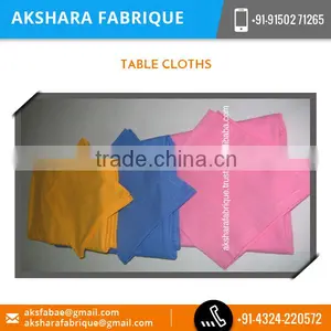 Flawless Poloshing Designer Cotton Fabric Table Cloth Available at Bulk Rate thumbnail-1