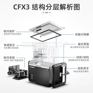 Dometic Compressor Car Refrigerator Car Home Dual-purpose Car Off-road Vehicle Dual Temperature Control -22 Degrees Freezer thumbnail-4