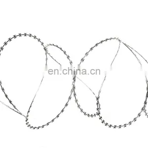 China Manufacture Galvanized Wholesale Razor Barbed Wire Fence/razor Wire thumbnail-3