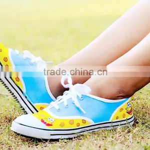 Hand Painted Canvas Shoes Designer Shoe Cartoon Galaxy Shoe thumbnail-1