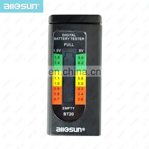 All-sun BT20 Hot Sale Household Digital Battery Tester 1.5V 9V AAA AA C D Battery Capacity Tool in Pocket Size thumbnail-1