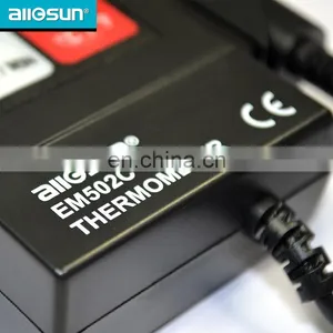 Allosun EM502C Electronic Thermometer With Long Stainless Probe Use for Cooking Water Temperature Check, Record Reading thumbnail-4