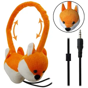 Panda Shape Earmuff Headphones for Kids thumbnail-4