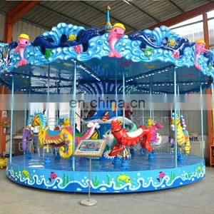 Ocean Theme Kids Amusement Park Rides Sea Carousel Kids Game Rides for Sale thumbnail-3