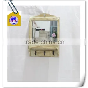 2015 New Design Distressed Decorative Shabby&chic Wooden Wall Mirror for Home Decor.HW15A0059&HW15A0060 thumbnail-1