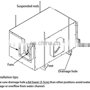 150L/D Ceiling Mounted Dehumidifier for Greenhouse thumbnail-4