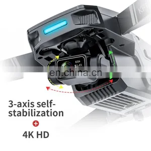 KF101 MAX 3-axis Gimbal Drone 3KM Distance GPS 4K Optical Flow Dual Camera 5G Transmission EIS RC Quadcopter Christmas Gift thumbnail-4