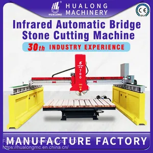 Hualong Machinery Bridge Saw Cutting Machine Stone Processing Machine for Granite,Marble,Quartz Straight Cutting 45 Degree Cutting thumbnail-1