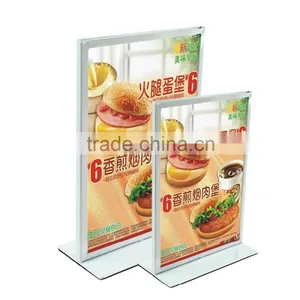 Metal Table White Poster Stand Poster Display Banner Stand Sign Stand A4 Tabletop Display Quality Choice thumbnail-4