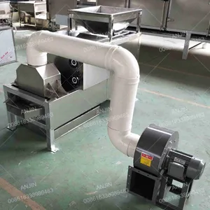 Automatic Cocoa Bean Peeling Machine Roasted Peanut Peeler Nut Skin Removing Machine thumbnail-3