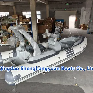 4.7m Yacht PVC Thickening Boat Rib Boat Fiberglass Assault Boat thumbnail-4