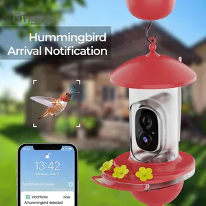 Ringsee Bird Feeder Camera Outdoor Solar Power WIFI Infrared Night Vision Automatic Bird Feeder Camera thumbnail-2