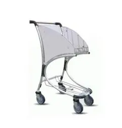 Stainless Steel Airport Trolley, Airport Luggage Trolley thumbnail-2