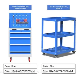 Workshop Trolley With Brake Wheels and Pegboard | High-Efficiency, Secure Tool Organization | for Workshop thumbnail-3