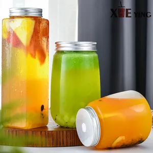 200ml 260ml 350ml Hot Sale Mini Capacity Transparent PET Milk Tea Champagne Soda Juice Beverage Bottles thumbnail-4