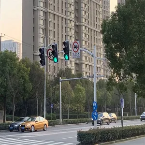Taiyuan Traffic Lights, Installation of Taiyuan Pedestrian Crosswalk Traffic Lights Hl403 7632 thumbnail-1