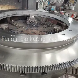 Large Diameter Swing Bearing Gear With Custom Tooth Profile & Hardness HRC 58-62 thumbnail-2
