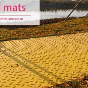HDPE Heavy Duty Road Plate Construction Temporary Access Mat thumbnail-1