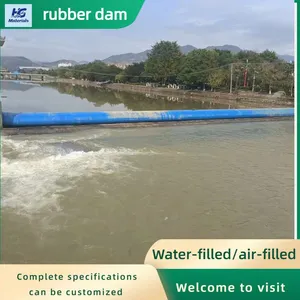 Heavy Duty Inflatable Rubber Dam Seismic Resistant Rubber Dam Bag for Hydraulic Engineering Irrigation System thumbnail-1