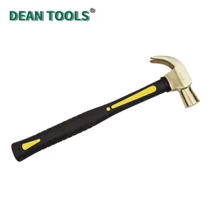 Non-Sparking Beryllium Copper Claw Hammer, 230g Head Weight, 280mm Total Length thumbnail-4